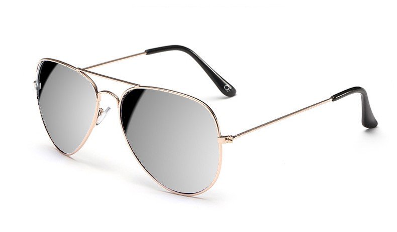 Sensolatino Italian Polarized Sunglasses Aviator Aviano Gold S Silver