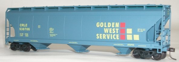 Accurail HO scale ACF centerflow hopper "Golden West Service" GVSR 527034