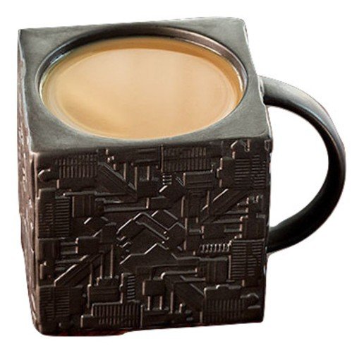 New, Exclusive Star Trek Borg Cube Mug, Ceramic, 12 oz.