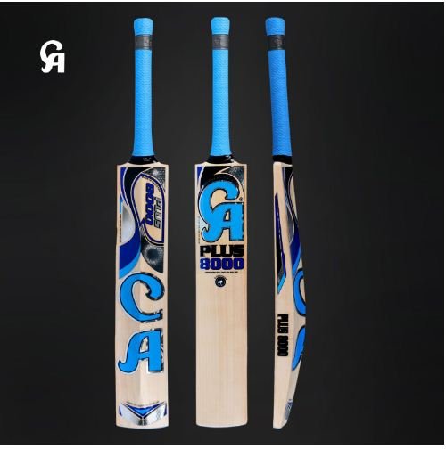 CA English Willow Cricket Bat Plus 8000 Weight: From 2lb 7oz to 3lbs with free Grip+Bag+Protector