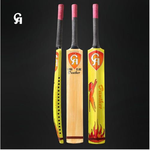 CA Panther Soft Ball Bat Made of Popular Willow Full Cane Handle High Gloss colouered finish