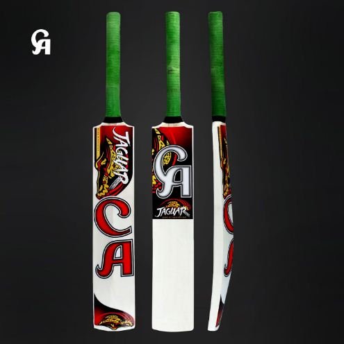 CA Jaguar Soft Ball Bat Made of Popular Willow Thick edges and light weight Ideal for tournaments.