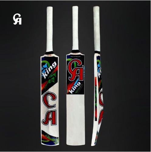 CA King Soft Ball Cricket Bat Made of popular willow Thick edges and light weight.