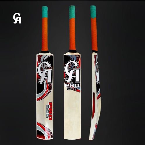 CA Pro 200 Soft Ball Cricket Bat Made of popular willow Thick edges and light weight