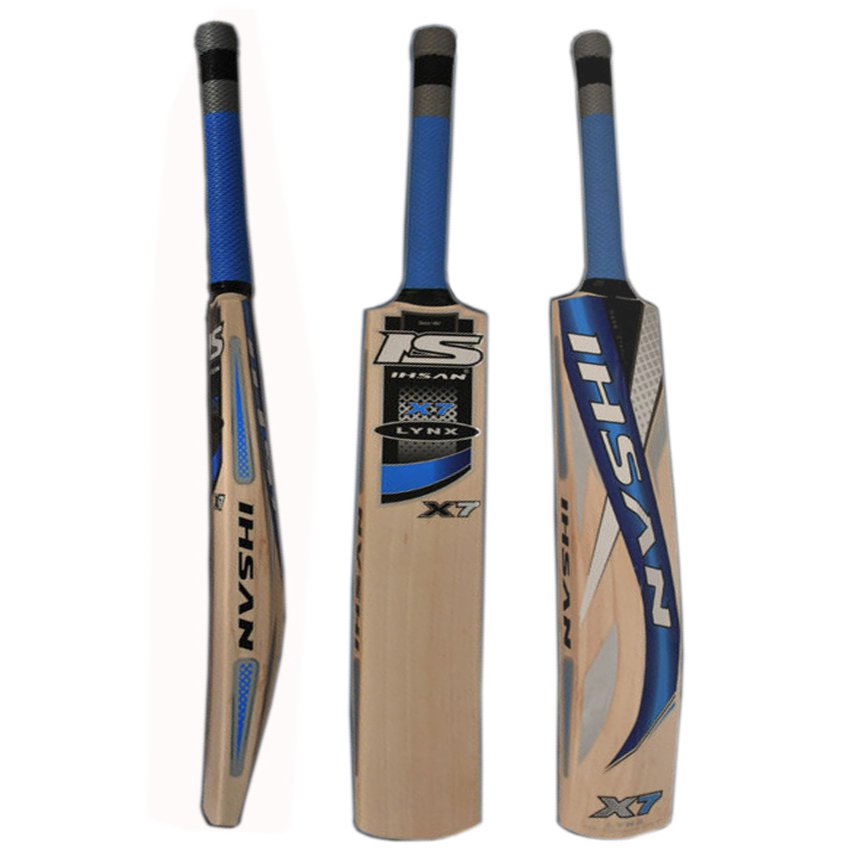 Ihsan LYNX X7 English Willow cricket bat Maximum Pike up and Balance with free grip+protector