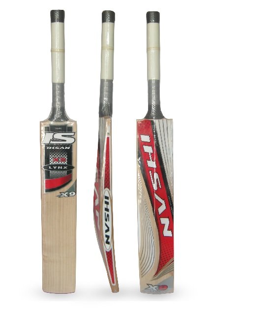 Ihsan LYNX X9 English Willow cricket bat Maximum Pike up and Balance with free grip+protector