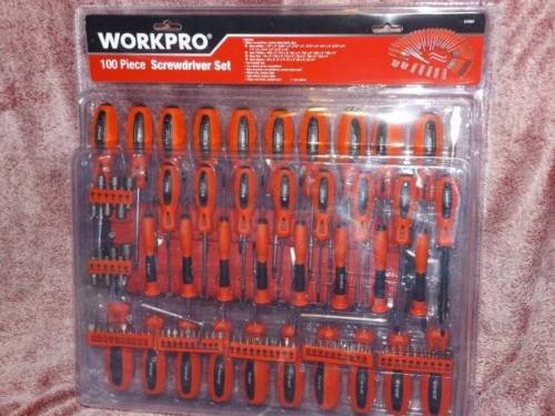 WORKPRO 100 PIECE SCREWDRIVER SET NEW CHRISTMAS GIFT!