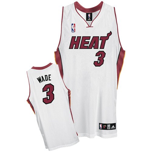 Miami Heat Dwyane Wade Authentic Home Jersey