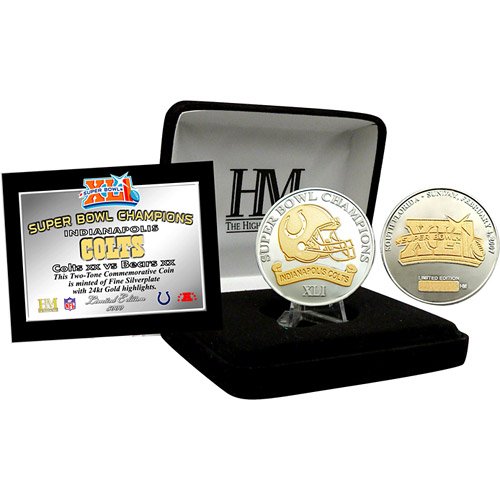 Indianapolis Colts Super Bowl XLI Champions Two Tone Coin