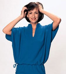Batwing Sleeve Top with Drawstring