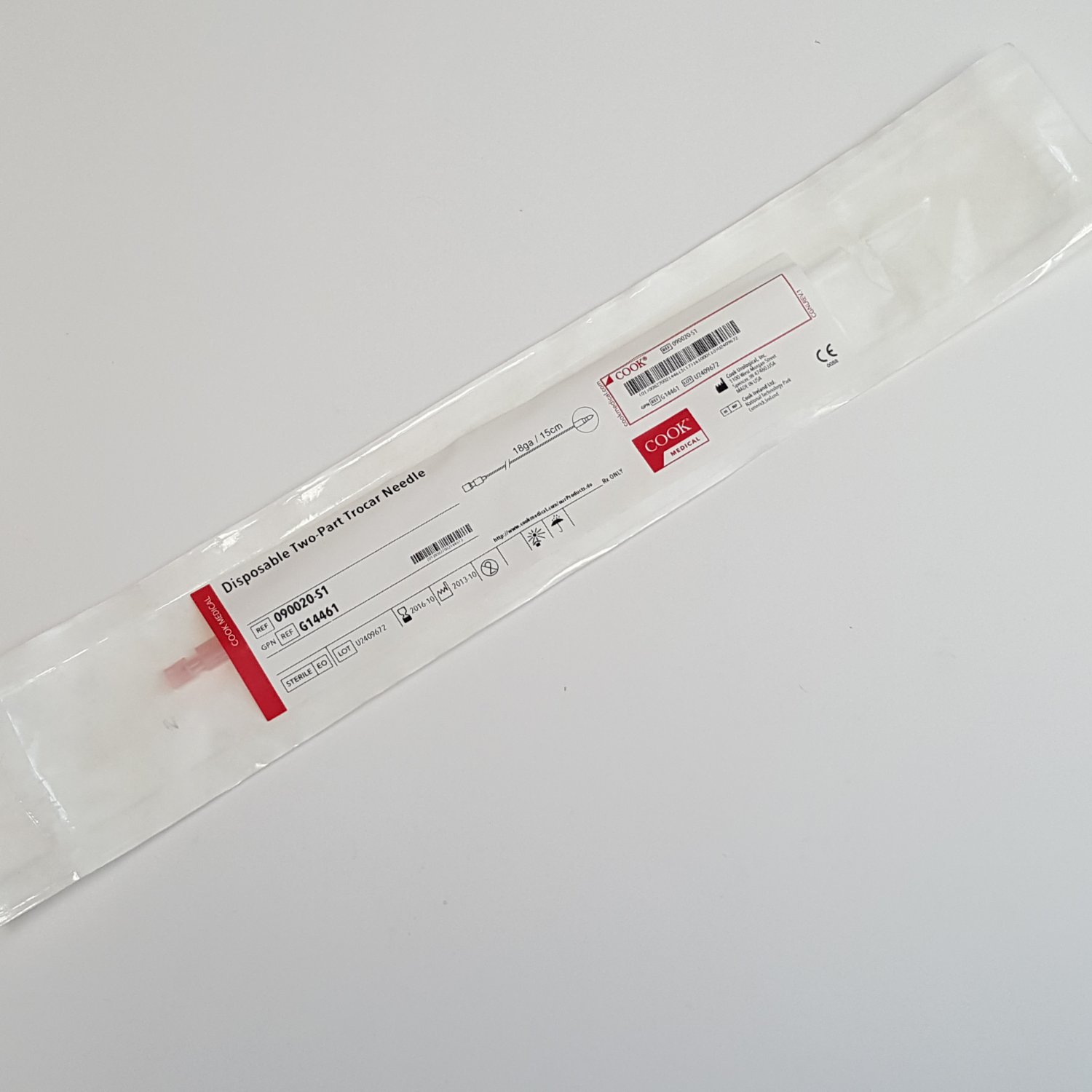 Cook Medical 090020-S1 Disposable Two-Part Trocar Needle (#2-Box-B)