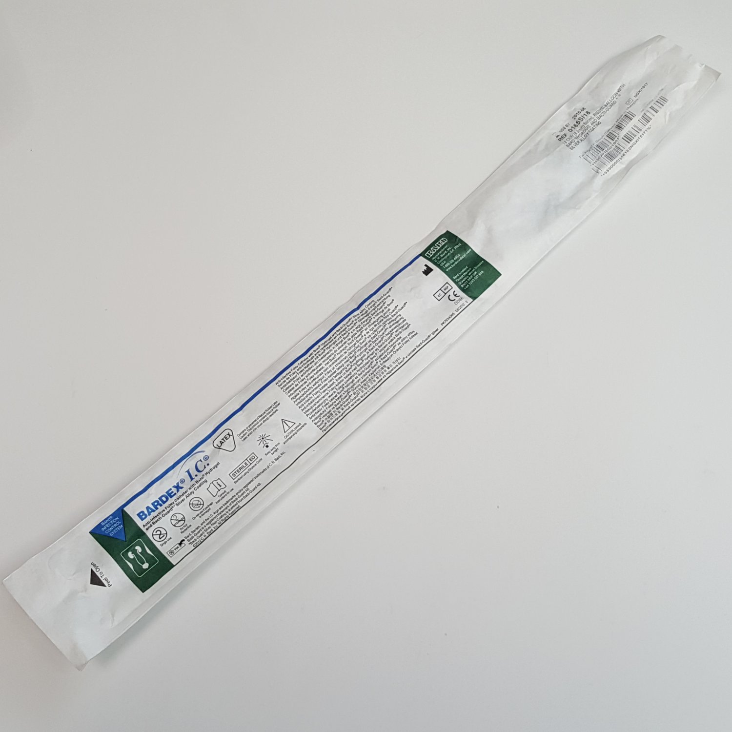 Qty 10 / Bardex I.C. 0165SI18, 18 CH/Fr (6.0mm) 5cc/mL Ribbed Balloon (#8-Box-B)