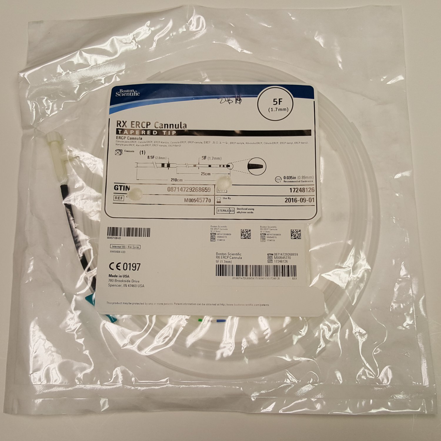 Boston Scientific M00545770 , RX ERCP Cannula