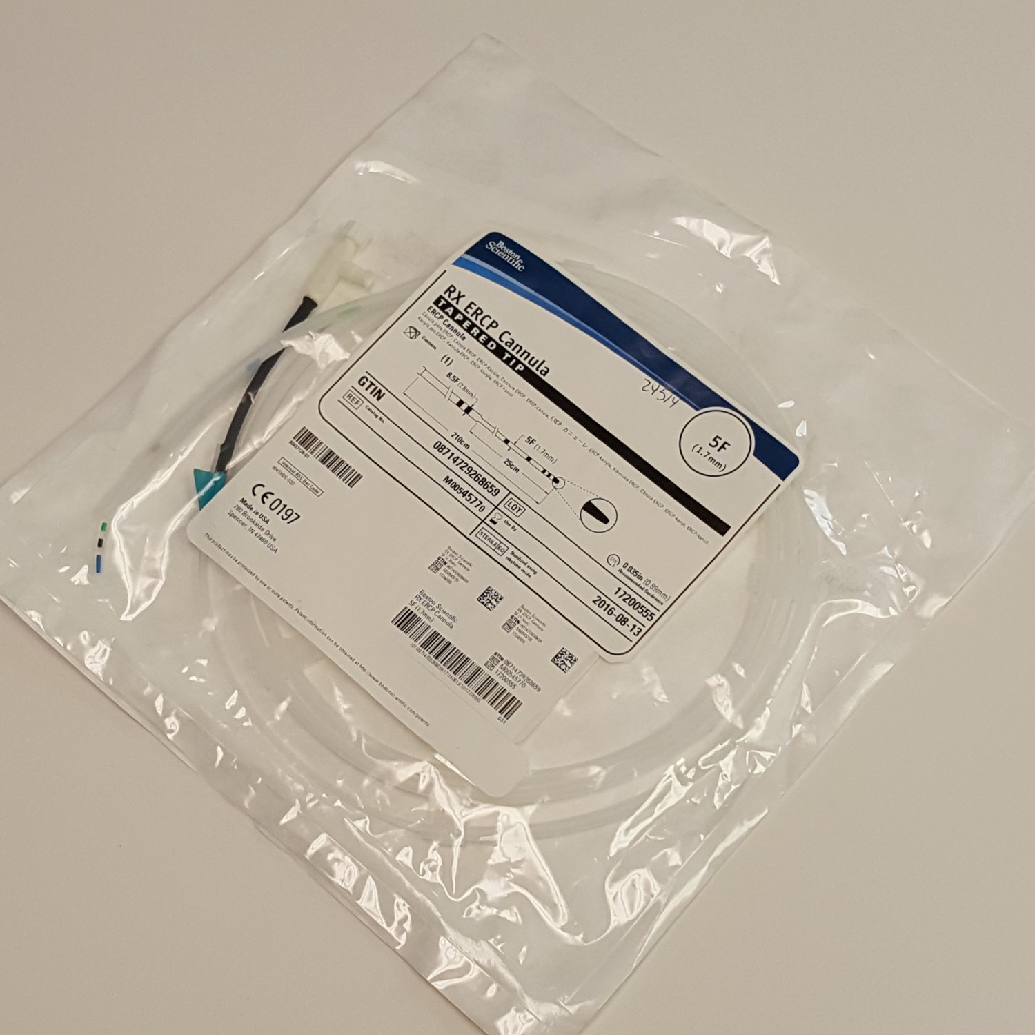 Boston Scientific Advanix Duodenal Bend Pre-Loaded Biliary Stent 3434