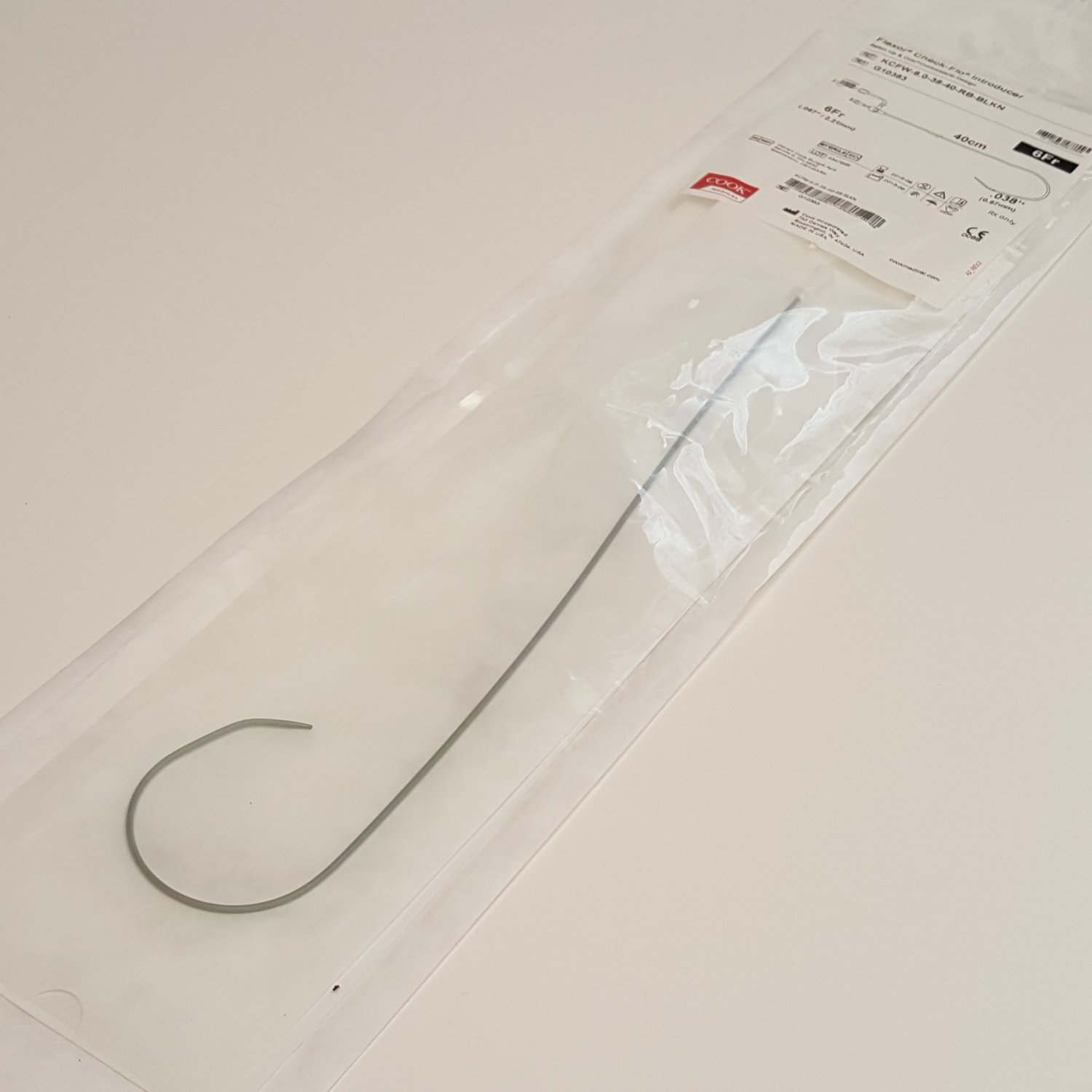 Cook Medical G10383 Flexor Check-Flo introducer 6Fr
