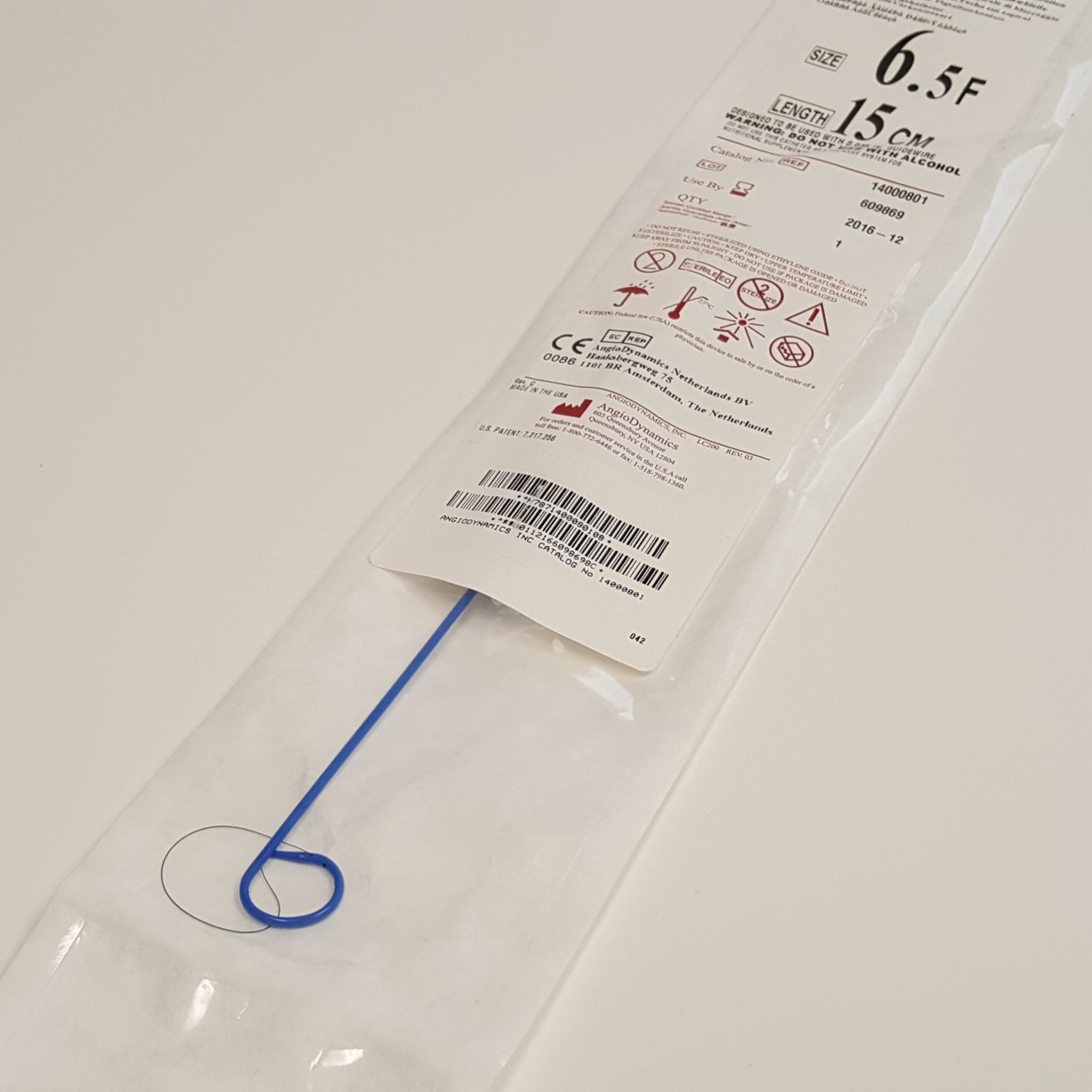 Angio Dynamics Total Abscession General Drainage Catheter 14000801