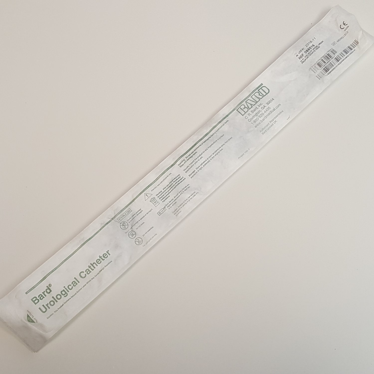 Bard 086016 Urological Catheter 16 Fr Malecot Model Drain Proportionate head