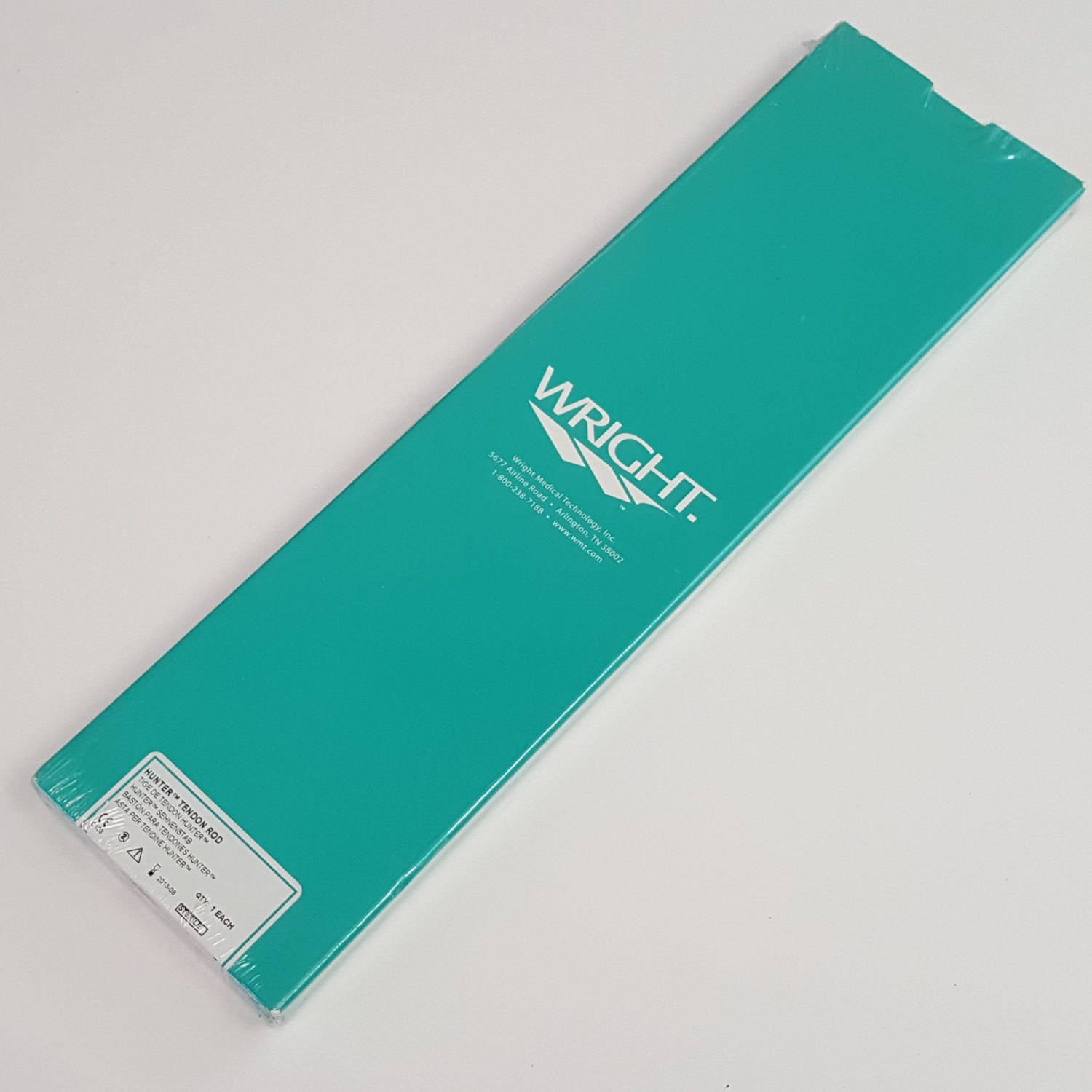 Wright Medical Hunter Tendon Rod TR60-0000, 6mm X 24.5cm