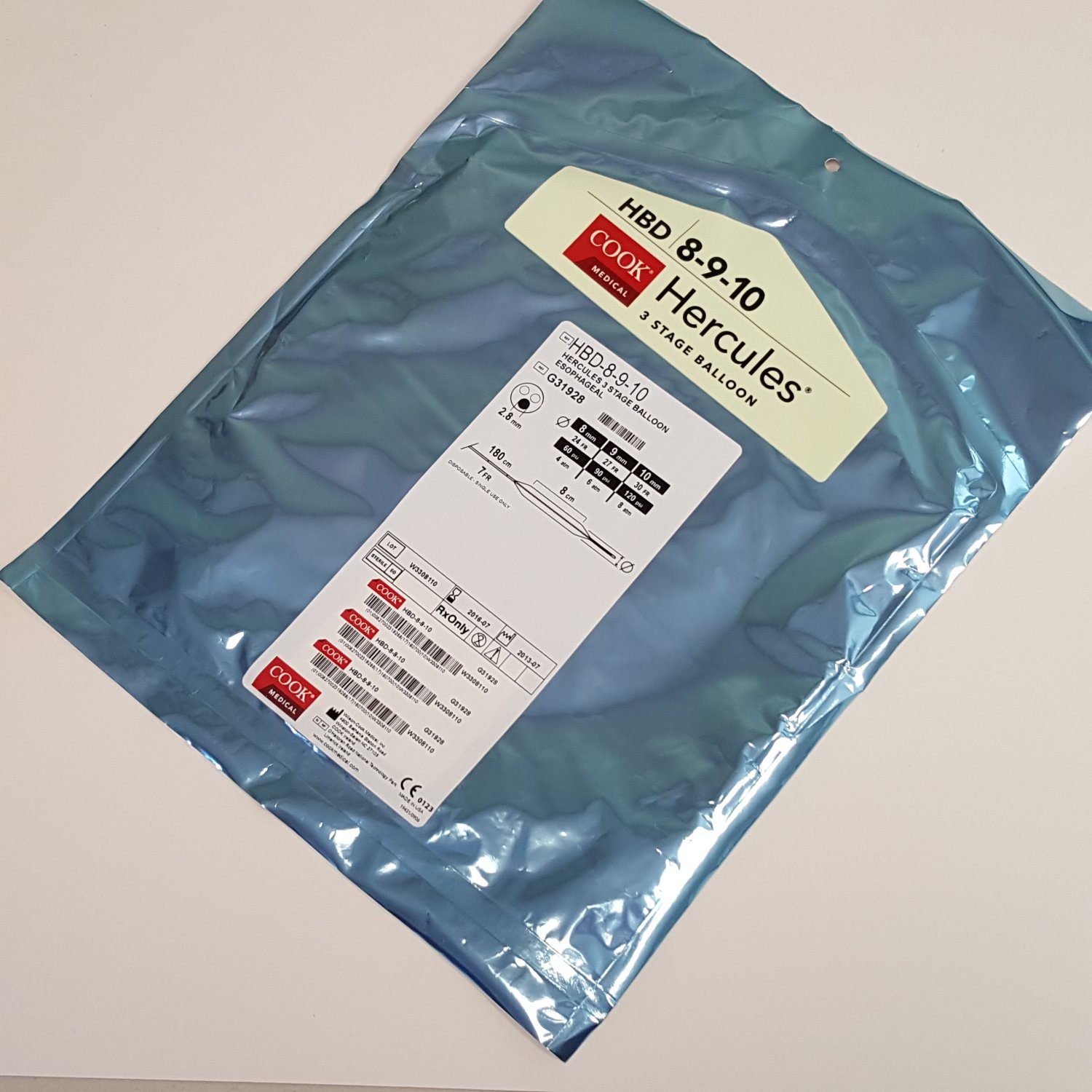 Cook Medical HBD-8-9-10 Hercules 3 Stage Balloon Esophageal G31928