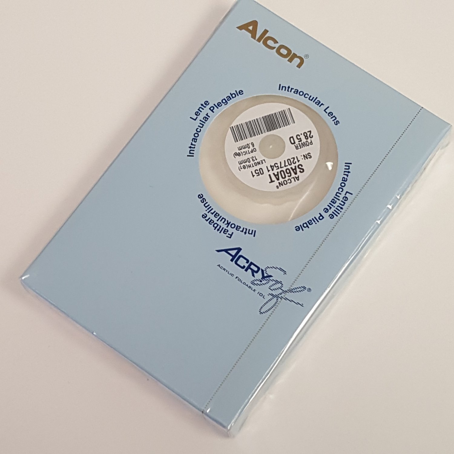 Alcon SA60AT Acrysof Lens 28.5D