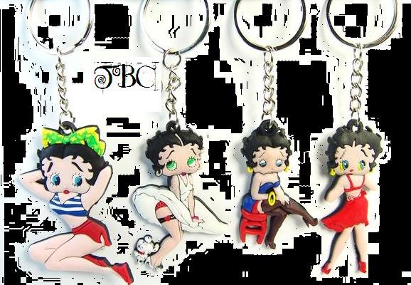 **New Price** 48 Betty Boop keychains, 8 styles, 6 of each, great to resell