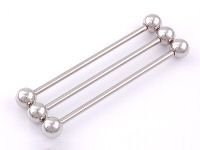 Surgical Steel Straight Industrial Barbells 14g 1 1/4