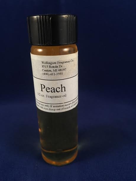 Peach fragrance oil one half ounce with glass dropper