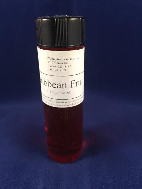 Caribbean Fruit fragrance oil one half ounce with glass dropper