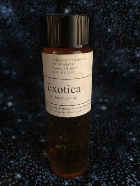 Exotica Fragrance oil one half ounce with glass dropper