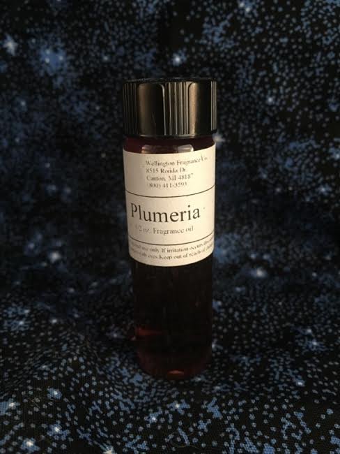 Plumeria fragrance oil one half ounce with glass dropper
