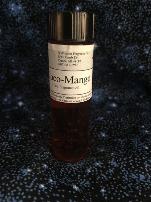Coco Mango fragrance oil one half ounce with glass dropper