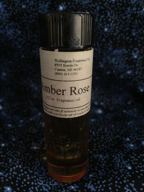 Amber Rose Fragrance oil one half ounce with glass dropper