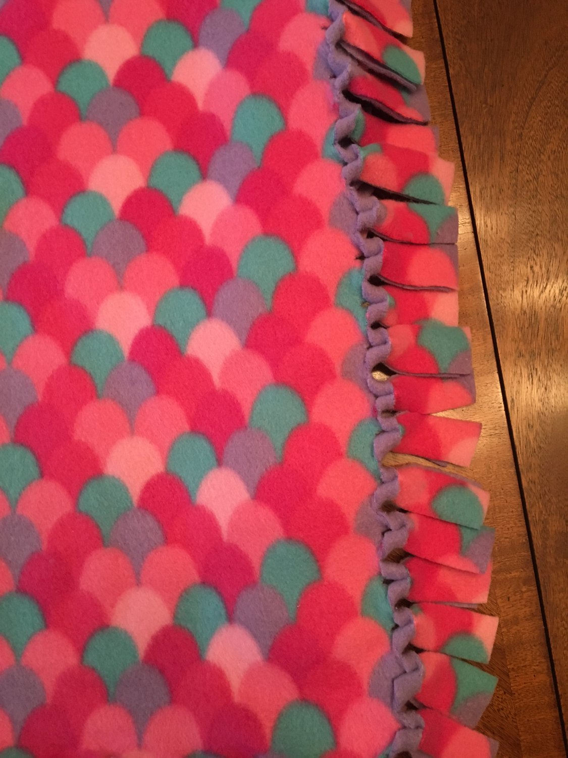 Pink Baby Blanket, Mermaid Blanket, Pink Fleece Blanket, Baby Shower Gift, Gifts for H