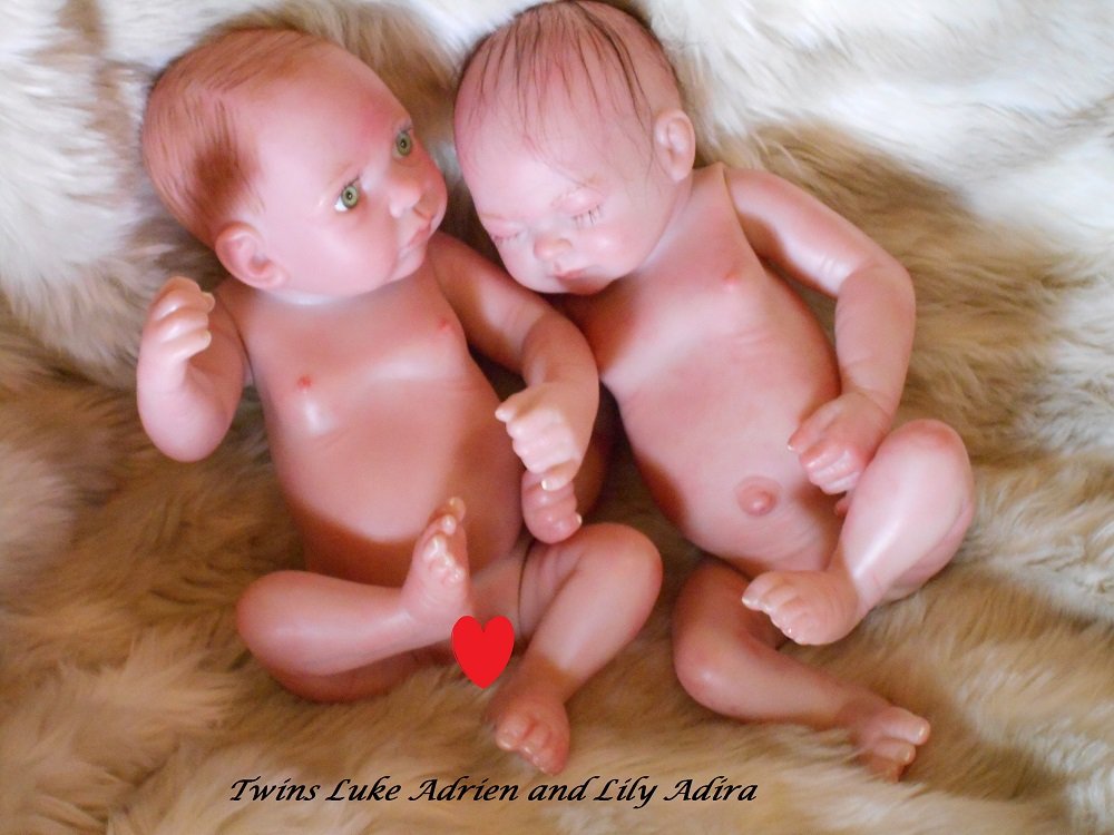 Reborn Baby Doll Twins "Micro Preemie"