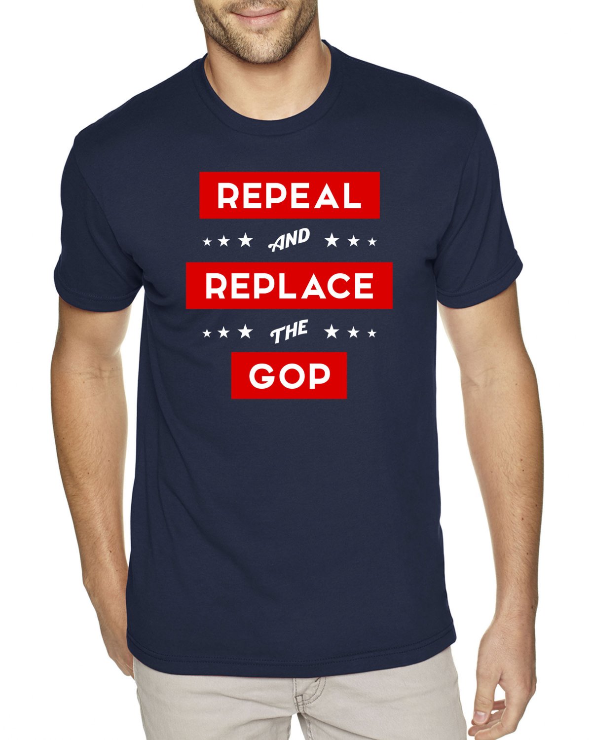 REPEAL AND REPLACE THE GOP - Premium Sueded Shirt SIZE 2XL