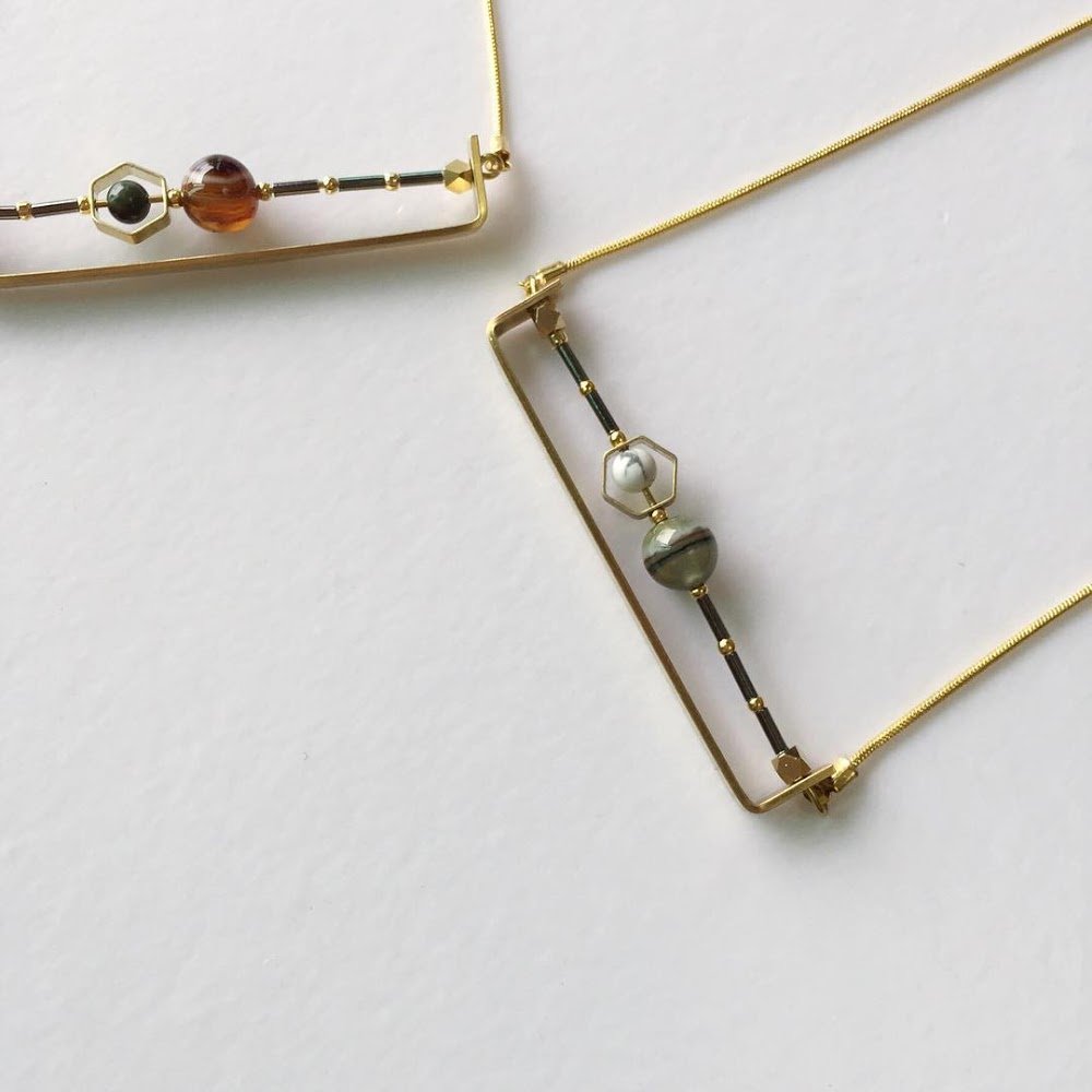 StonChic Nature Stone Mid-length Necklace