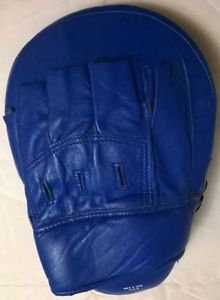 MMA Muay Thai Boxing Kick Punch Pads Hand Target Focus Training Mitts Blue