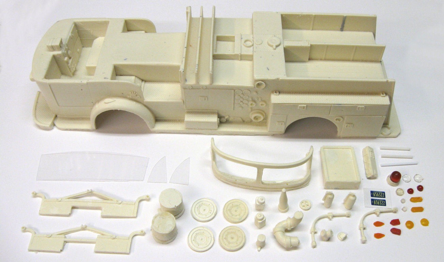 1:25 scale model resin Emergency! Engine 51 Crown Firecoach open cab pumper conversion kit