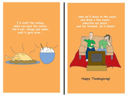 Greeting Cards Sarcastic Thanksgiving Cards 038