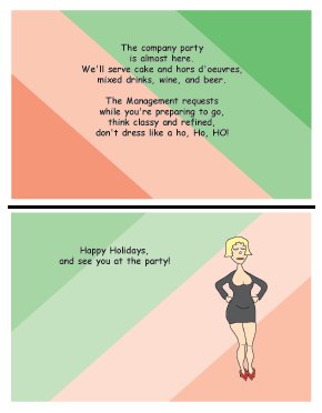 Greeting Cards Sarcastic Holiday Cards 039
