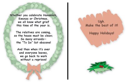 Greeting Cards Sarcastic Holiday Cards 044
