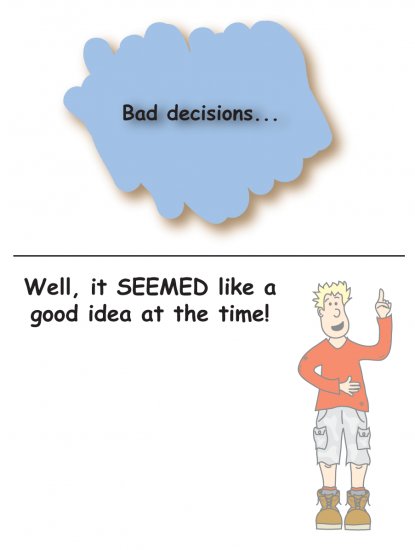 Greeting Cards Sarcastic Bad Decisions Cards 063