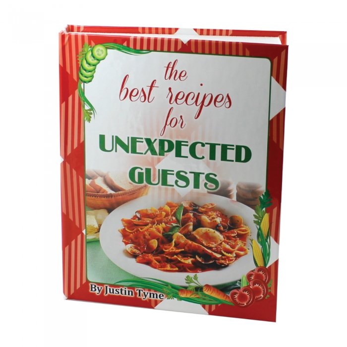 Hand Gun Hider Book Safe Concealed Hidden Compartment Best Recipes UnexpectedGuest