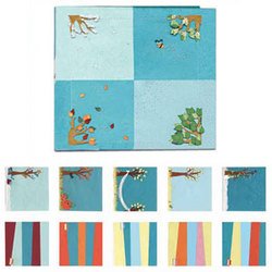 Through the Year - Provo Craft Premade 8x8 Scrapbook Album