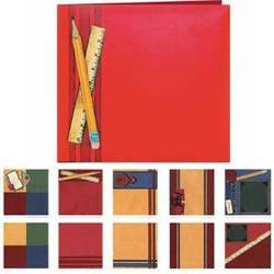 School - Provo Craft Premade 8x8 Scrapbook Album