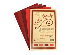 Reds - Card Stacks 5.5" x 8.5" - Die Cuts with a View
