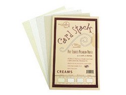 Creams - Card Stacks 5.5" x 8.5" - Die Cuts with a View