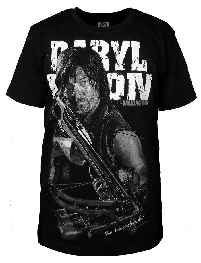 Daryl Walking Dead T-shirt Pringting Fashion Men Shorts Sleeves Tee Shirt Summer Clothing