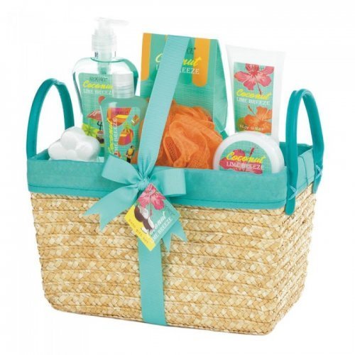 Coconut Lime Tropical Spa Basket Set