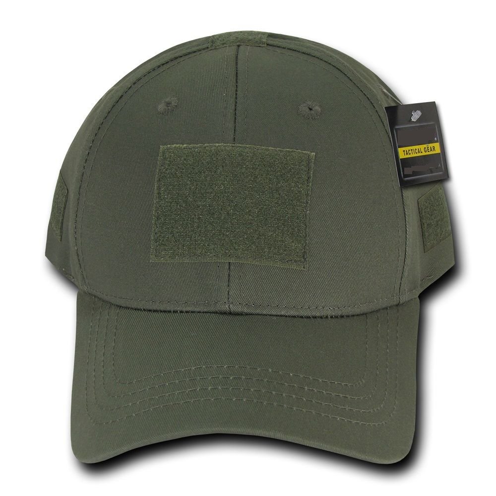 Olive Green Tactical Operator Contractor Patch Low Crown Baseball Cap Hat
